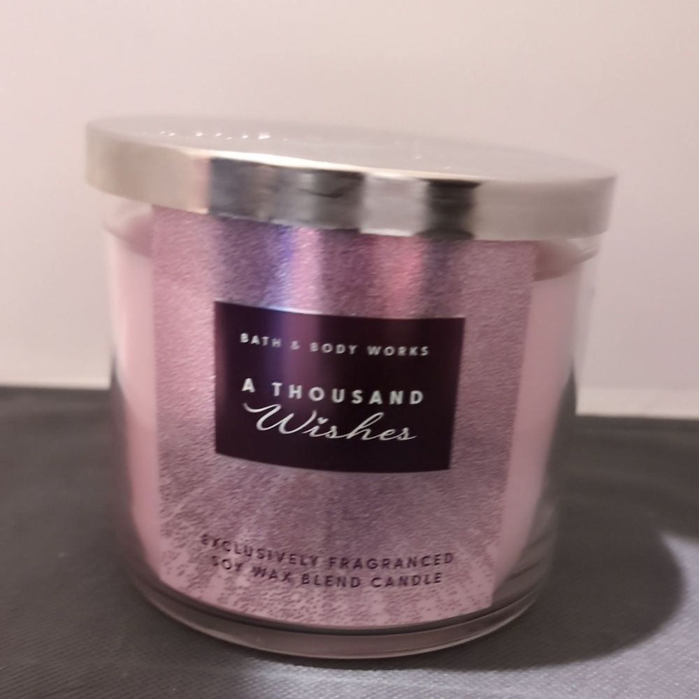 Bath & Body Works A Thousand Wishes 3 Wick Candle